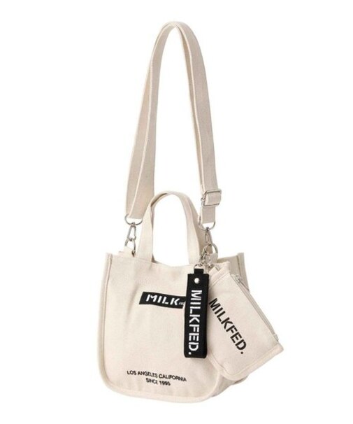 EMBROIDERED BAR MINI SHOULDER BAG W/STRAP