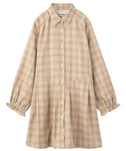 PLAID TUNIC SHIRT