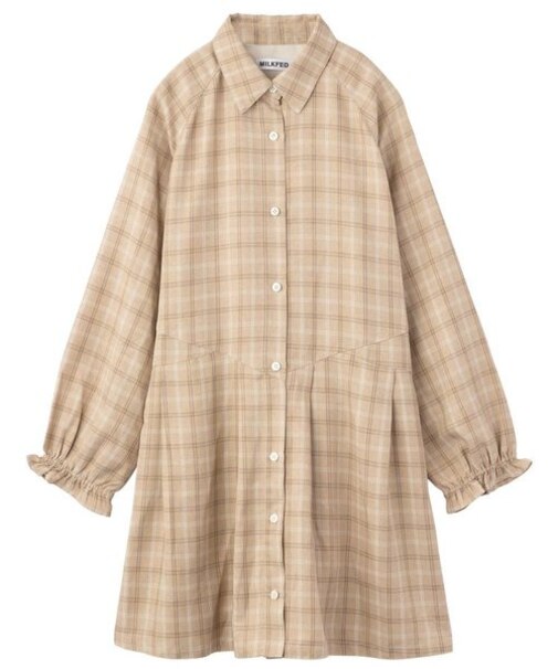PLAID TUNIC SHIRT