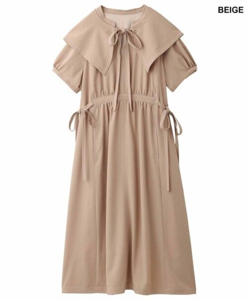 DETACHABLE COLLAR DRESS