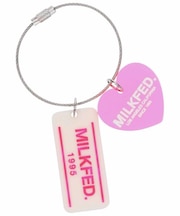 HEART AND PLATE KEYCHAIN