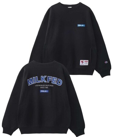 MILKFED.ⅹCHAMPION SWEAT TOP｜ミルクフェドの通販｜&mall（アンド 