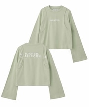 STENCIL LOGO PANELED L/S TOP