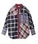 PLAID PATCHWORK SHIRT