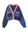 PANELED KNIT CARDIGAN
