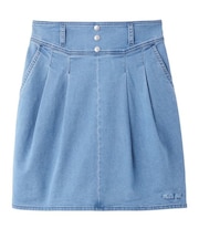 DENIM COCOON SKIRT