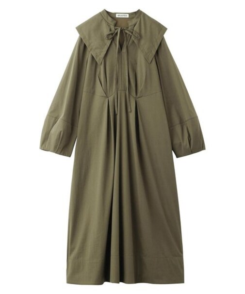 DETACHABLE COLLAR DRESS