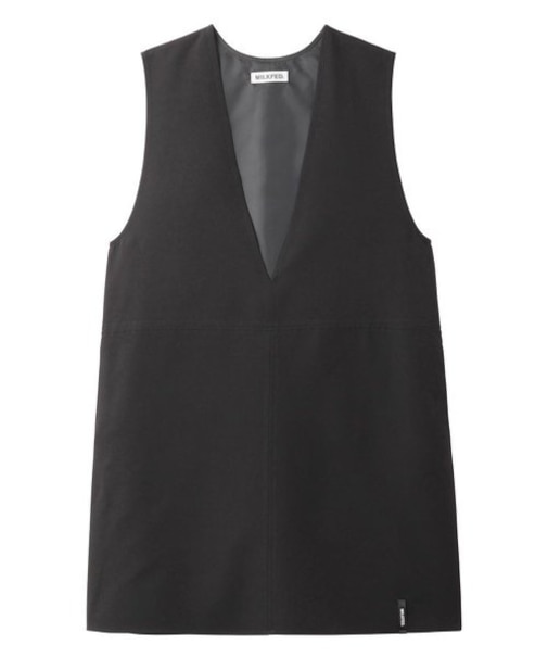 V NECK MINI DRESS