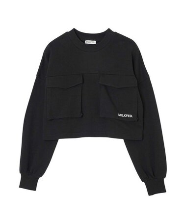 DOUBLE POCKET SWEAT TOP