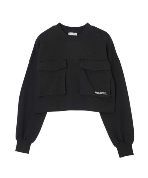 DOUBLE POCKET SWEAT TOP