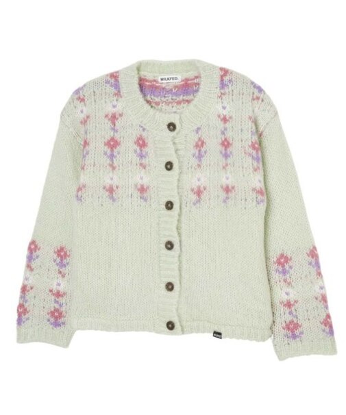 FLOWER KNIT CARDIGAN