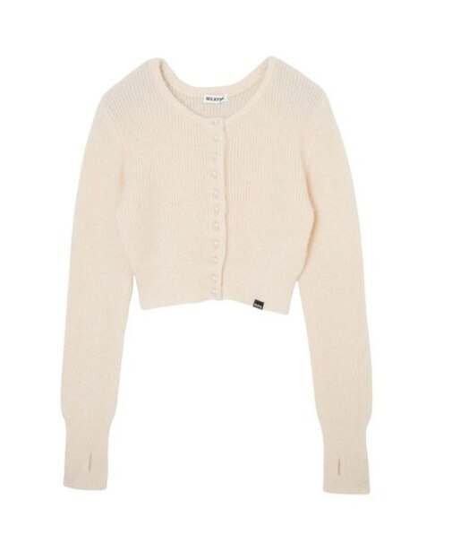 PEARL BUTTON KINT CARDIGAN