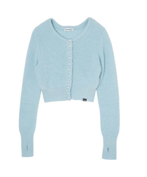 PEARL BUTTON KINT CARDIGAN