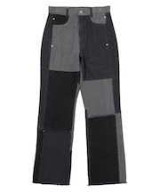 PATCHWORK DENIM PANTS