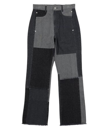 PATCHWORK DENIM PANTS