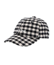 BRUSHED CHECKERED LOGO CAP