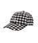 BRUSHED CHECKERED LOGO CAP