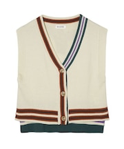 STRIPED KNIT VEST