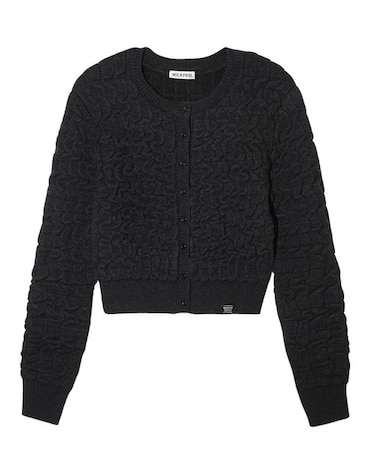 JACQUARD KNIT CARDIGAN