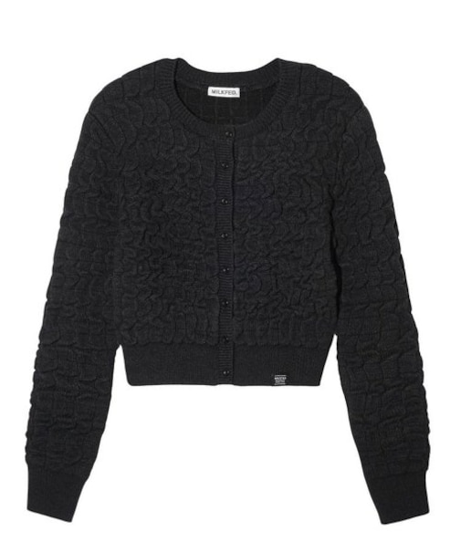 JACQUARD KNIT CARDIGAN