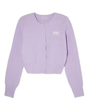 OUI LOGO KNIT CARDIGAN