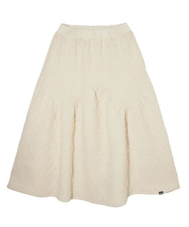 TULLE JACQUARD GATHERED SKIRT