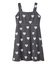 HEART PRINTED DENIM DRESS
