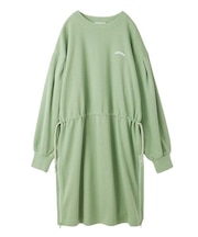 WEST DRAWSTIRNG SWEAT DRESS