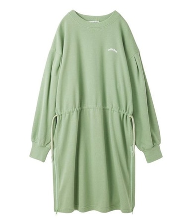 WEST DRAWSTIRNG SWEAT DRESS