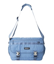 LOGO PLATE MESSENGER BAG