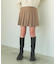 PLEATED MINI SKIRT