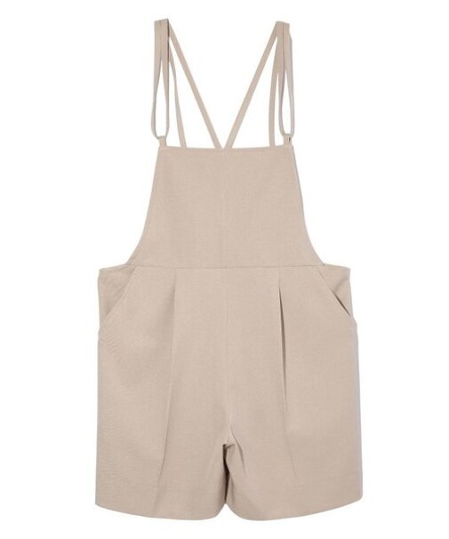 DOUBLE STRAP SHORT OVERALLS