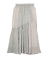PLAID SHEER TIERED SKIRT