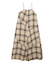 PLAID CAMISOLE DRESS