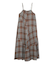 PLAID CAMISOLE DRESS