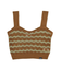 WAVE PATTERN KNIT CAMISOLE