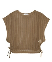 SIDE RIBBON MESH TOP