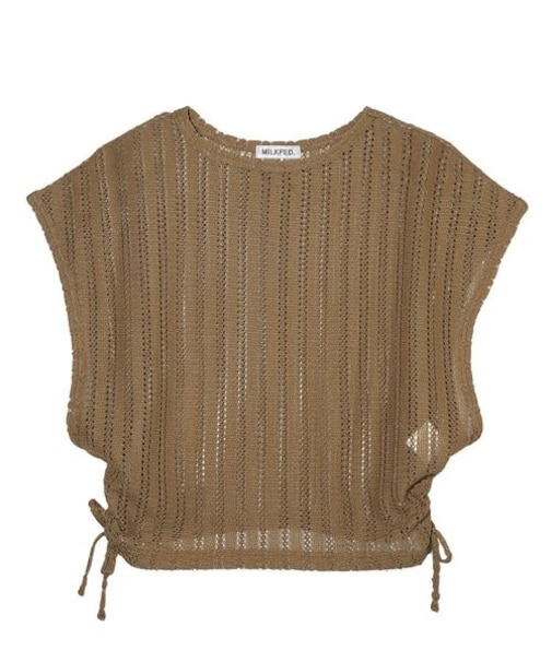 SIDE RIBBON MESH TOP