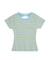 OPEN BACK STRIPE S/S TOP