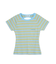 OPEN BACK STRIPE S/S TOP