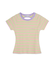 OPEN BACK STRIPE S/S TOP