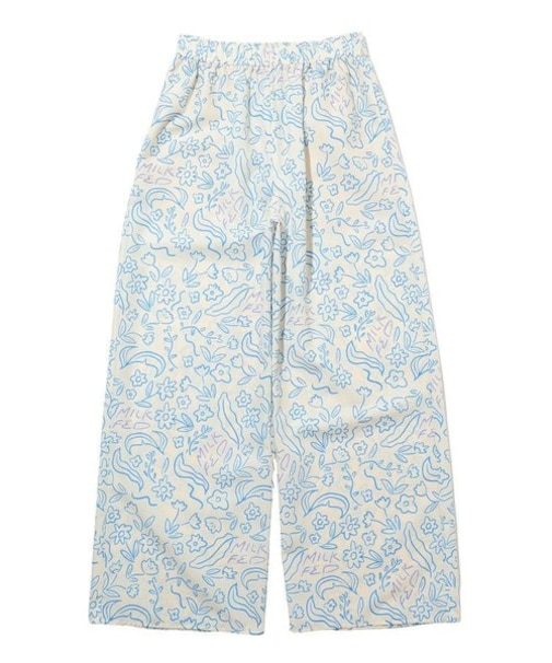 FLORAL WIDE PANTS