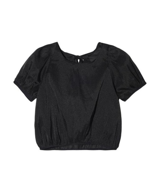 SHEER PUFF SLEEVE BLOUSE