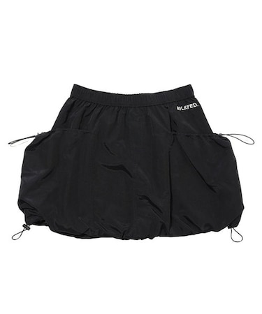 DRAWSTRING MINI SKIRT