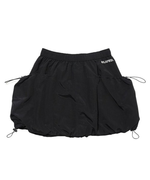 DRAWSTRING MINI SKIRT