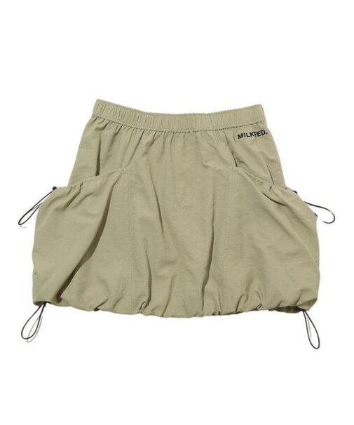 DRAWSTRING MINI SKIRT