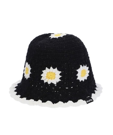 FLORAL KNIT HAT