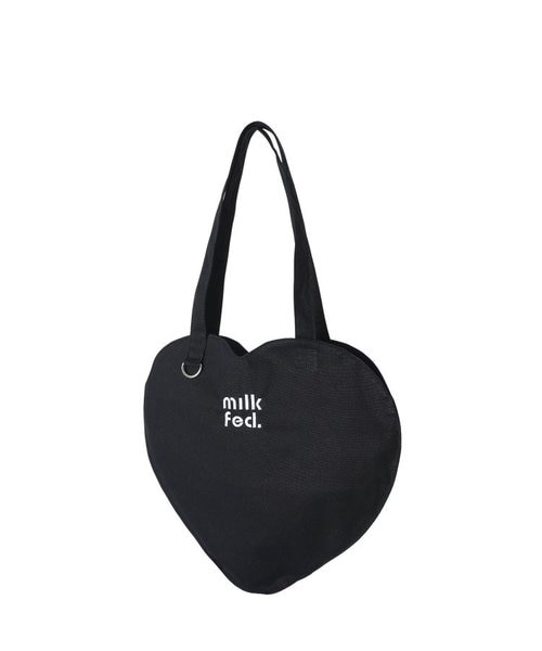 S heart tote bag large theredtread ブラック THEREDTHREAD / ザ