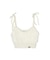 SHAGGY NECK RIBBON CAMISOLE