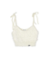 SHAGGY NECK RIBBON CAMISOLE